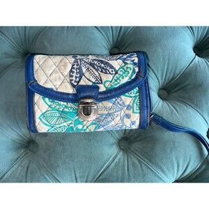 Vera Bradley Floral quilted wallet-wristlet